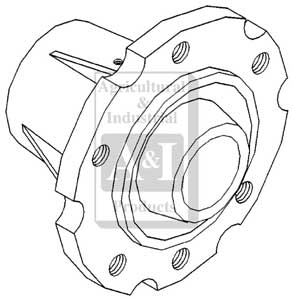 UJD00249     Wheel Hub---6 Bolt--- Replaces R47076